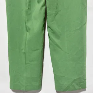 Zara High Rise Straight Leg Full Length Trousers Green Size XL 3736/047/500 thumbnail 15