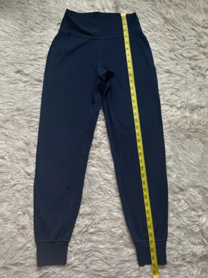lululemon athletica Navy Women’s High-Waist Joggers with Subtle Logo Size 4 thumbnail 4