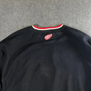 Lee Sport Detroit Red Wings Sweatshirt Black NHL Vintage Embroidered XL thumbnail 12