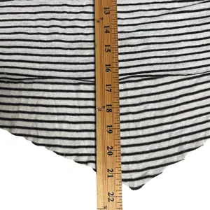 Urban Outfitters Pins and Needles Stripe XS Women's Raw Hem Swing Top Blouse‎ Oversized thumbnail 8