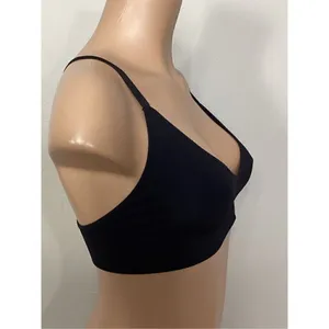 New. Spiritual Gangster V-neck black bralette. XS/S. Retails $68 thumbnail 3
