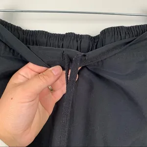 NIKE Womens‎ Polyester Track Pants Drawstring Black thumbnail 4