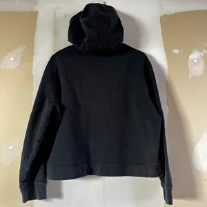 Disneyland Resort Tinkerbell Hoodie Full Zip Logo Pouch Pocket Cotton Black XL thumbnail 4