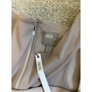 NWT ASOS Dress Size 4 Tan Flutter Sleeve Square Neck Chic Office Professional thumbnail 5