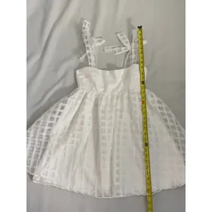 Amanda Uprichard Russo Dress‎ in White Check size medium thumbnail 9