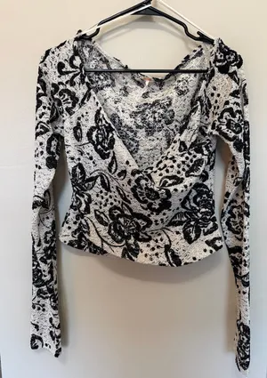 Free People Floral Top thumbnail 1