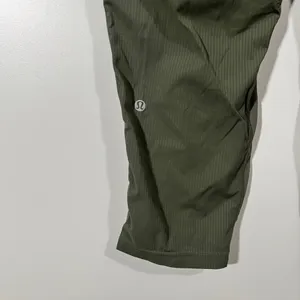 Lululemon Dance Studio Mid-Rise Cropped Pants Army Green Size 10 thumbnail 6