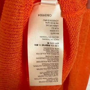 Free People Hello Hacci Knit Tie Front Long Sleeve Sheer Top Orange Size XL thumbnail 5