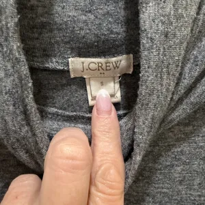 J Crew Gray Turtleneck Sweater Dress Small thumbnail 6