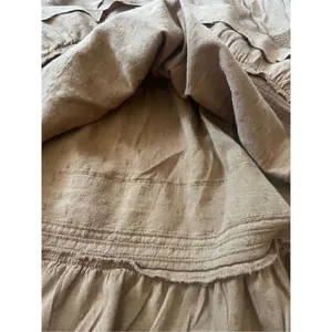 Old Navy Long Sleeve Brown Embroidered Dress Size L thumbnail 5