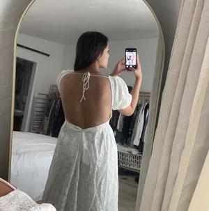Petal and Pup White Lace Midi Dress thumbnail 2
