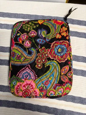 Vera Bradley Retired Symphony in Hue Tablet Sleeve Case Paisley Floral Zip thumbnail 2