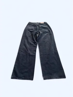 HD in Paris Y2K black wide leg jeans soft grunge baggy denim Size Small 🖤 thumbnail 5