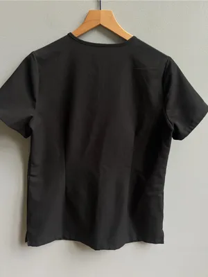 Figs Casma Three-Pocket Scrub Top FW1100 Black Medical Scrub Shirt Small thumbnail 9