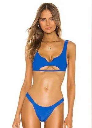 Frankie’s Bikinis Cole Ribbed Bikini thumbnail 1