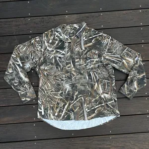 Brown/Tan Cabela's RealTree Camouflage Button Down Shirt w/ Chest Pockets thumbnail 1