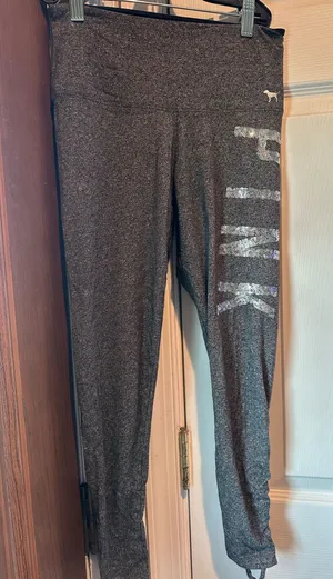 PINK Victoria's Secret Leggings Y2K Yoga thumbnail 1