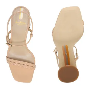 NWB Sam Edelman Kit Slingback Block Heel Sandal Beige Blush Size 10 thumbnail 4