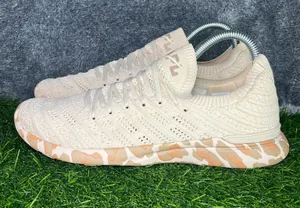 APL TechLoom Wave Women’s 7.5 Cream Knit Running Shoes EU 38 thumbnail 1
