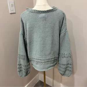 Cupio‎ teal sweater large thumbnail 3