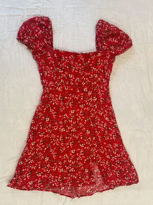 Francesca's Floral Dress thumbnail 1
