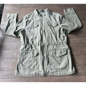 Express Women's‎ Military Utility Olive Green Jacket Size Medium thumbnail 9