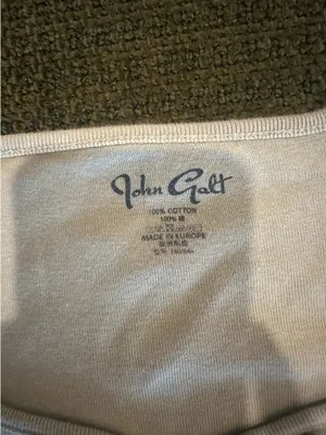 Brandy Melville Sage Green Cinched Baby Tee thumbnail 3