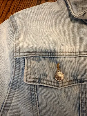 SheIn Light Wash Denim Short Romper thumbnail 4
