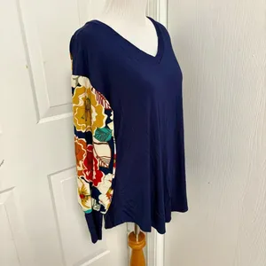 Mai Soli Floral Sleeve Top K2 thumbnail 4