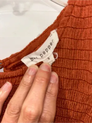 Blu Pepper Rust Smocked Bodice Maxi Dress thumbnail 5