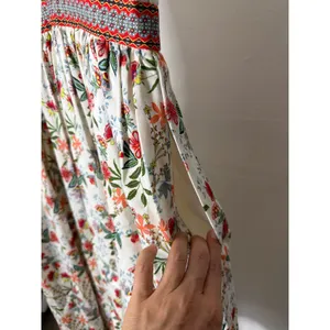 Alice + Olivia Portia Sweetheart Neck Floral Stretch Cotton Midi Dress thumbnail 7