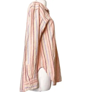 Anthropologie Maeve Lisa striped linen blend top‎ Sz S thumbnail 8