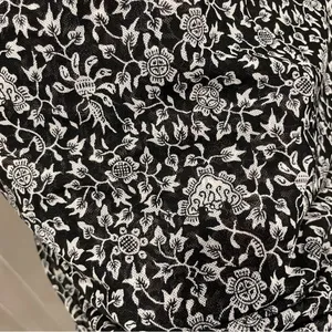 Cute mesh floral vines v-neck ruched top INC maximalist Y2K vibes stretchy thumbnail 6