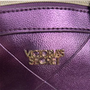 Victoria's Secret Y2K Metallic Purple Quilted Satchel Handbag‎ McBling Retro Bag thumbnail 10