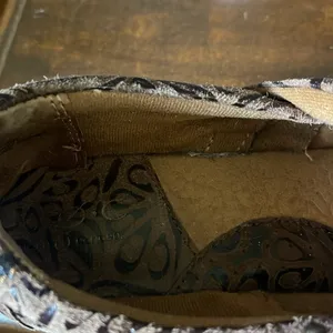 B O C BORN CONCEPT WOMEN'S sz PEGGY CLOG BROWN TOOLED LEATHER SLIP ON thumbnail 5