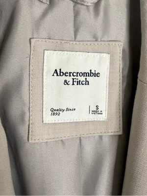 Abercrombie & Fitch Tan Blazer Single Button Tailored Small thumbnail 5