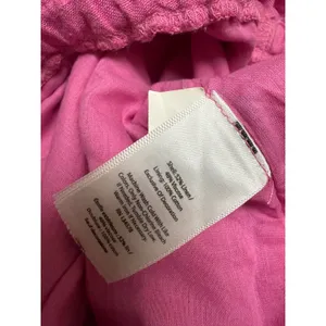 Vineyard Vines Pink Linen Blend Embroidered Strapless Ruffle Romper XXS thumbnail 8