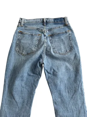 ABERCROMBIE & FITCH Ankle Straight Distressed Jeans Size 2 thumbnail 2