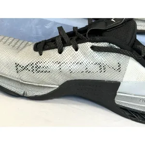 Nike Metcon 8 Premium Womens 8 Silver Iridescent Cross Training Shoes DQ4681-100 thumbnail 8
