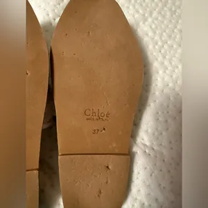 Chloé White Lace Slide Sandals thumbnail 6