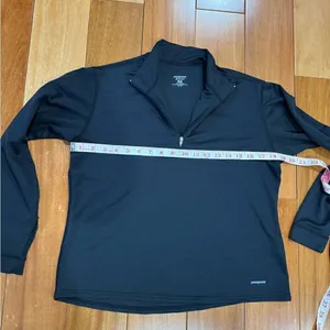 Patagonia Vintage Black Capleine half-zip pullover size M‎ thumbnail 7