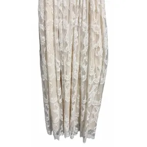 Baltic Born‎ Cozette Lace Gown White Nude Maxi Wedding Romantic Women's Size L thumbnail 6