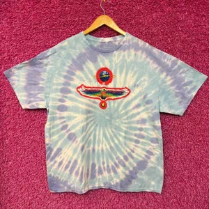 Journey rock tie dye tshirt size large thumbnail 1