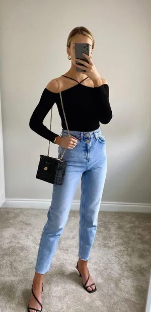 Zara Knit Halter Crop Top thumbnail 1