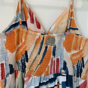 Dress- spaghetti strap summer time colorful dress thumbnail 4