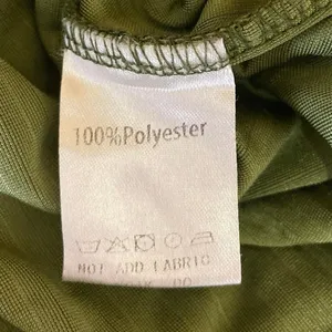 Shein Green Solid Velvet Velour Rib Flare Leggings Bell Bottom Yoga Pants Size 4 thumbnail 6