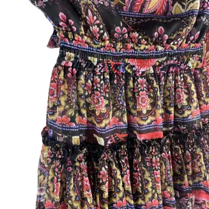 MISA Los Angelos Elisabetta Mini Dress Flora Valentina Print Size S thumbnail 8
