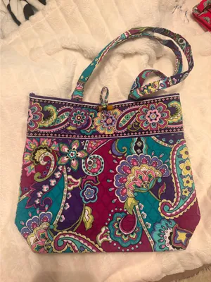 Vera Bradley Bag Tote Floral thumbnail 1
