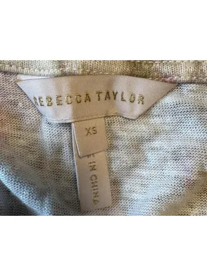 Rebecca Taylor Floral Patterned Lightweight Short Sleeve Top thumbnail 3