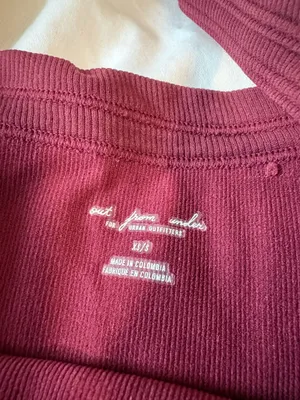 We the free maroon tank top  thumbnail 2